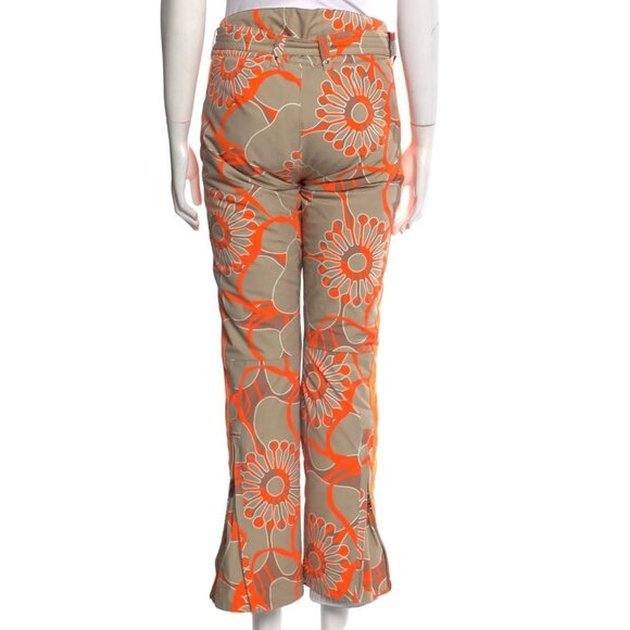 Bogner Mageli Insulated Ski Pants in Orange Floral 4 - Picture 4 of 8